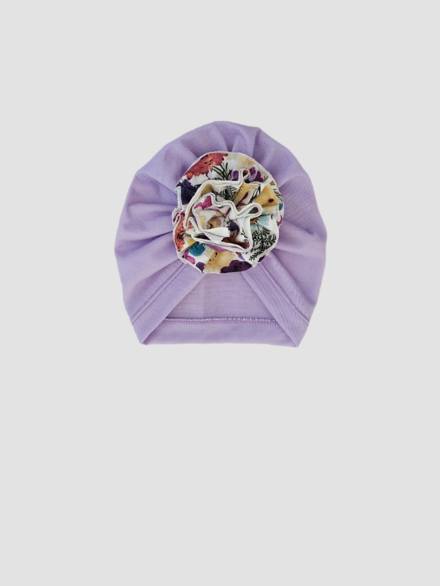 Frankie Raine ZQ Merino Rose Turban - Lilac