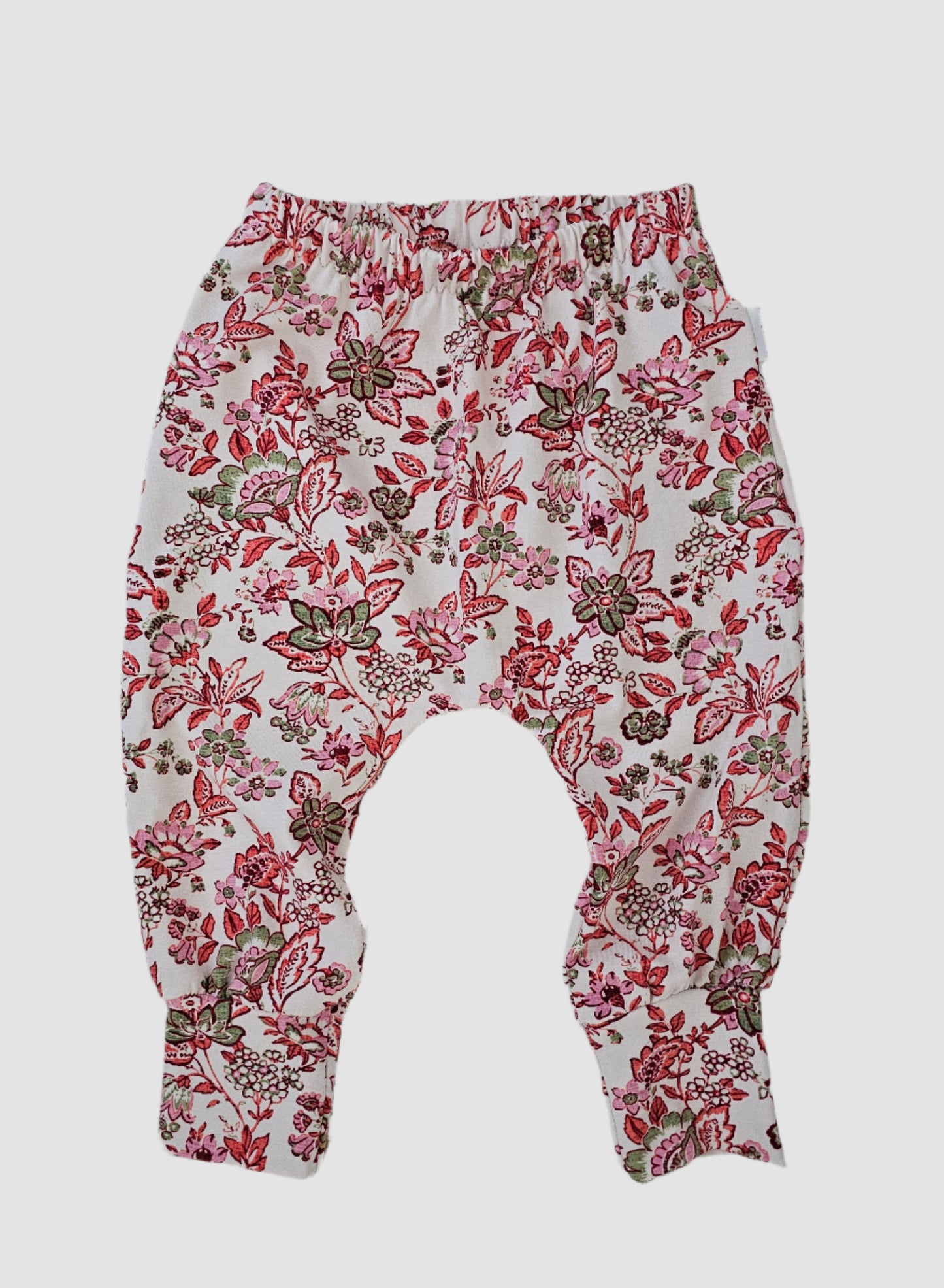 Frankie Raine Cotton Harem Pants - Whimsy Floral