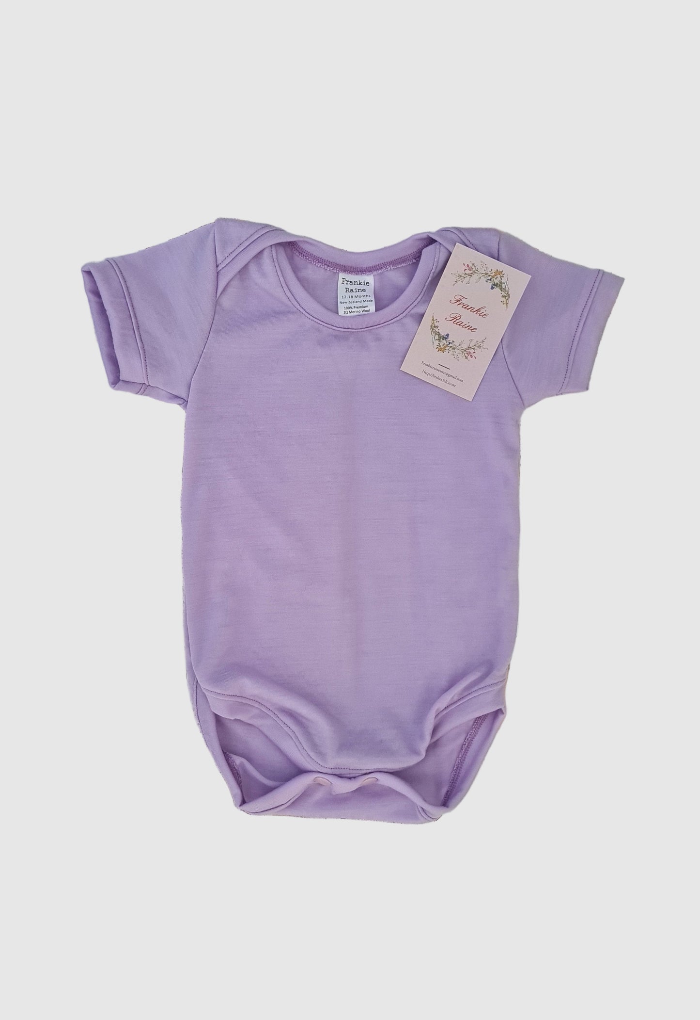 Frankie Raine ZQ Merino Short Sleeve Bodysuit