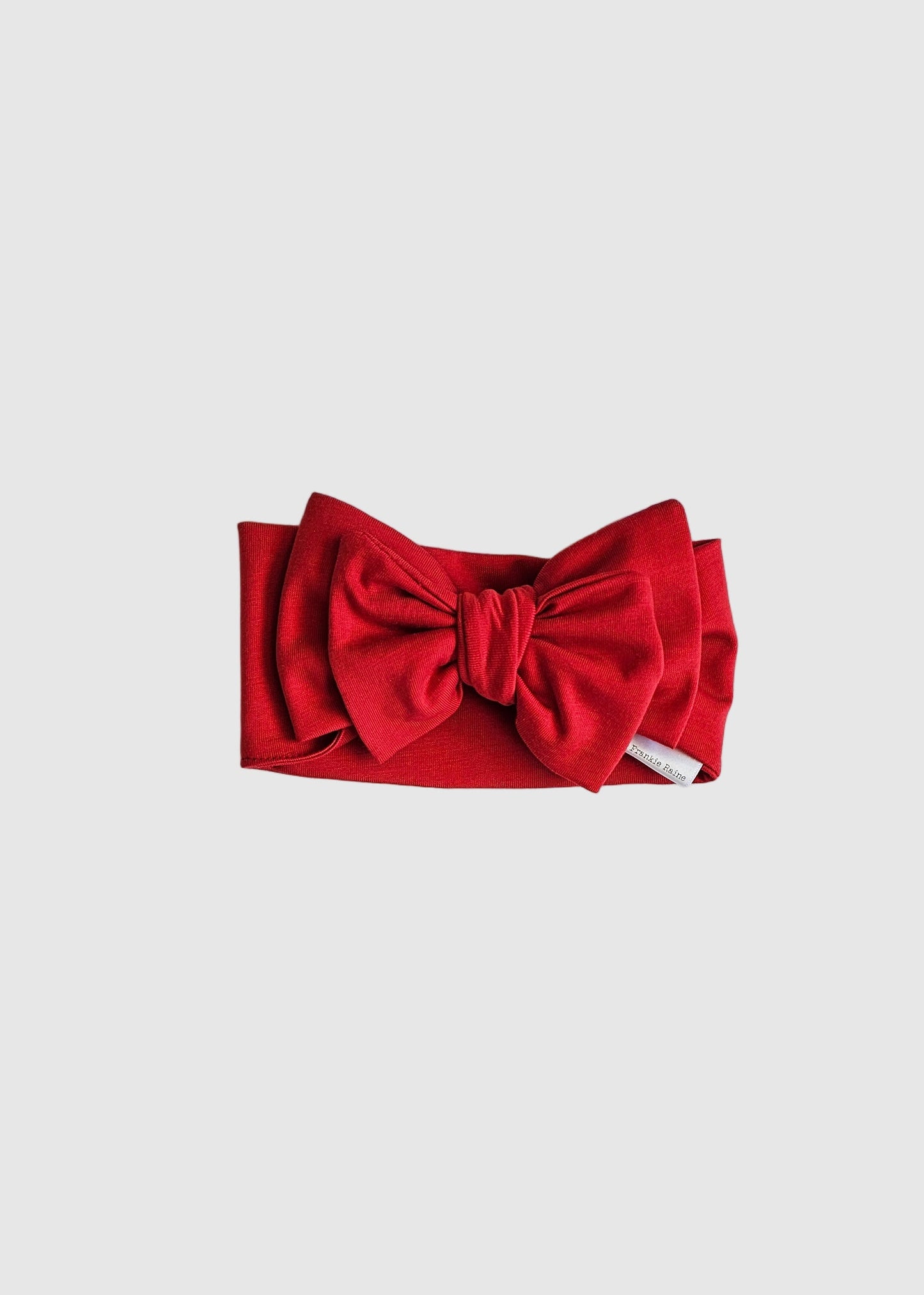 Frankie Raine Classic Red Bow Headband