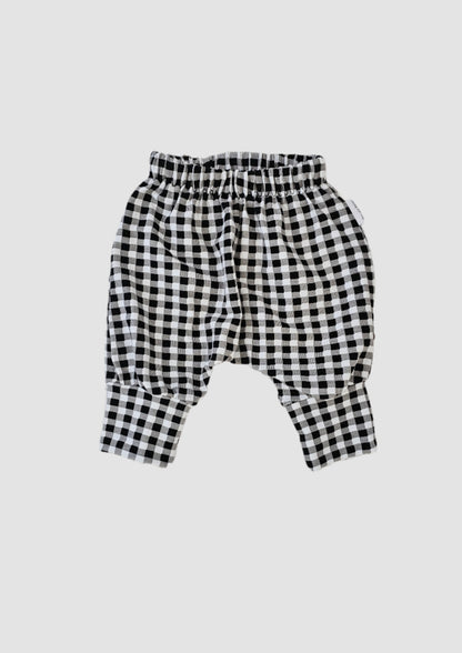 Frankie Raine ZQ Merino Bunny Hat & Cotton Harem Pants Set