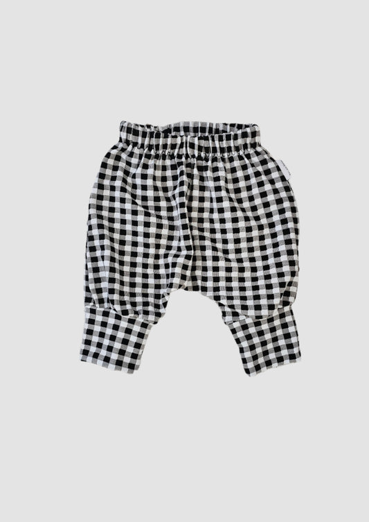 Frankie Raine Cotton Harem Pants - Gingham