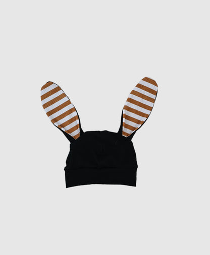 Frankie Raine ZQ Merino Bunny Hat & Cotton Harem Pants Set