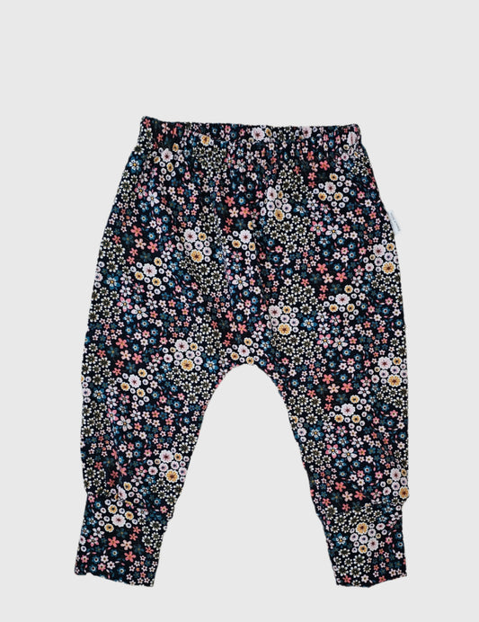 Frankie Raine Organic Cotton Harem Pants - Ditsy Floral