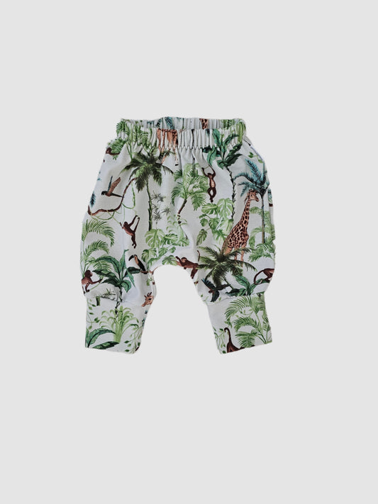 Frankie Raine Cotton Harem Pants - Jungle