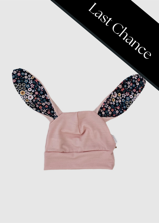 Frankie Raine ZQ Merino Bunny Hat - Petal & Ditsy Floral